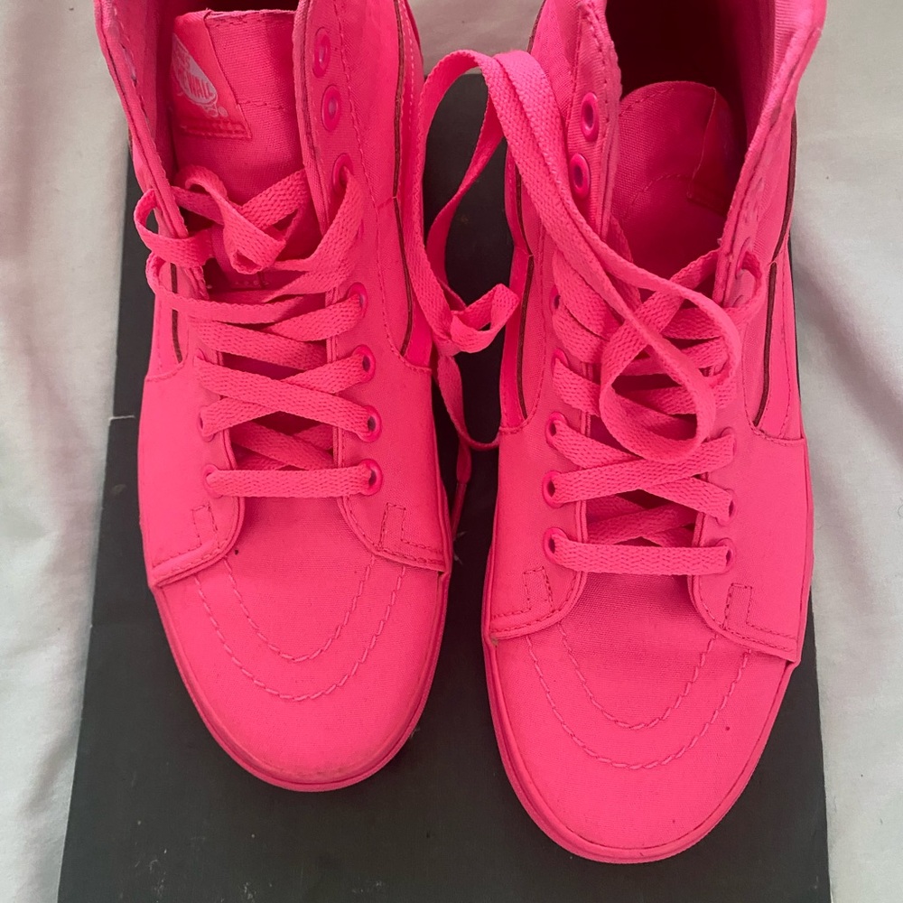 Vans Pink High-Top Sneakers